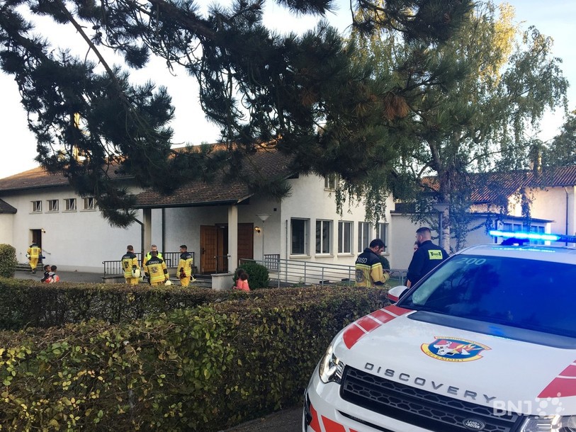 C'est à l'Eglise du Righi que le départ de feu a été constaté à Delémont.