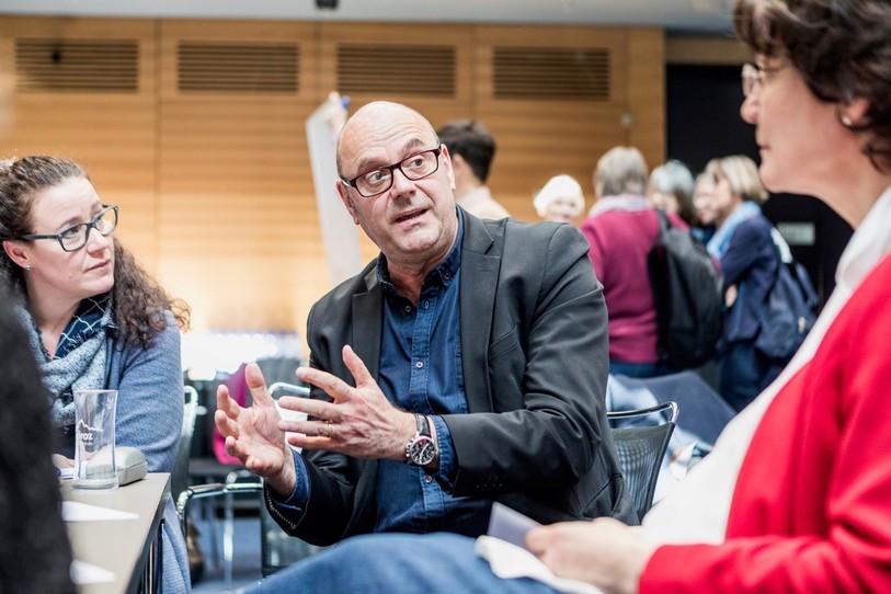 François Dubois a choisi cette photo réalisée à Zurich lors d’un séminaire sur les cafés récits. (Photo : François Dubois)