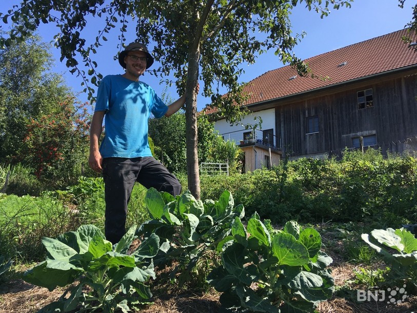 La ferme à Gagy a aussi une visée pédagogique. Gaëtan Gyger y reçoit des classes et donne des explications à des privés.