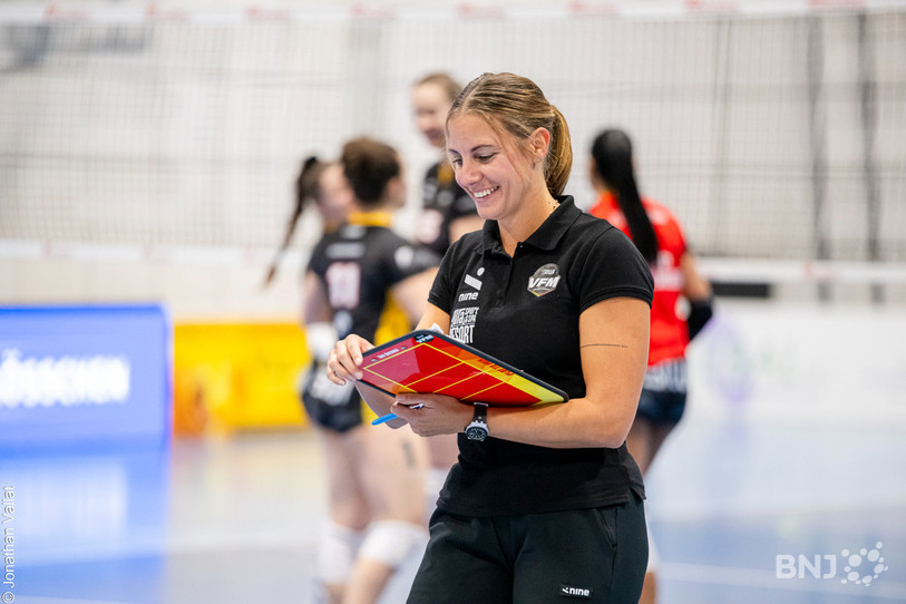 Melanie Cina et les Franc-Montagnardes ont rendez-vous à Baden pour les quarts de finale de Coupe de Suisse. (Photo : Jonathan Vallat)