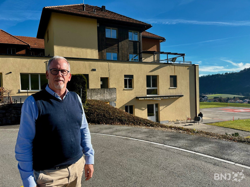 Alain Périat, directeur du RSBJ, ce mercredi à Sainte-Croix.