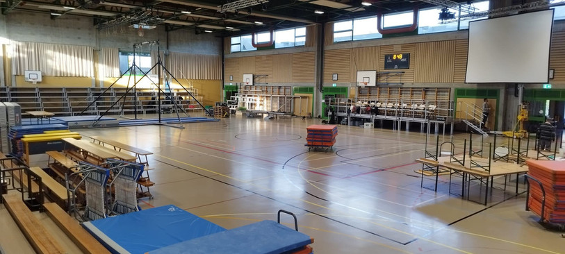 La Blancherie a mué pour accueillir les Championnats de Suisse. (Photo : Liza Crétin)