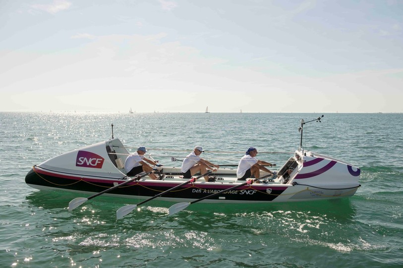 L'équipe « À l’Abord’Âge » lors d'un entraînement à la Rochelle. (photo: Emilie Dubrul)