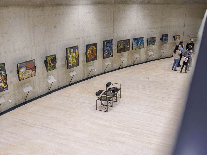 L’historien de l’art de 33 ans Gabriel Grossert reprendra les commandes du Centre Dürrenmatt à Neuchâtel au début de l’année prochaine. CREDIT: KEYSTONE/VALENTIN FLAURAUD