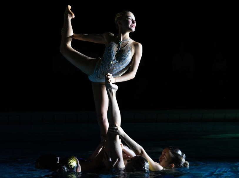 Melody Halbeisen est l'une des étoiles montantes de la natation artistique.  (photo : Nicole Mettauer)