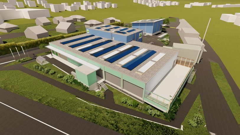 Le nouveau magasin Landi et son centre Agro ouvriront le 1er octobre 2026. (visualisation : Landi Région Neuchâtel)