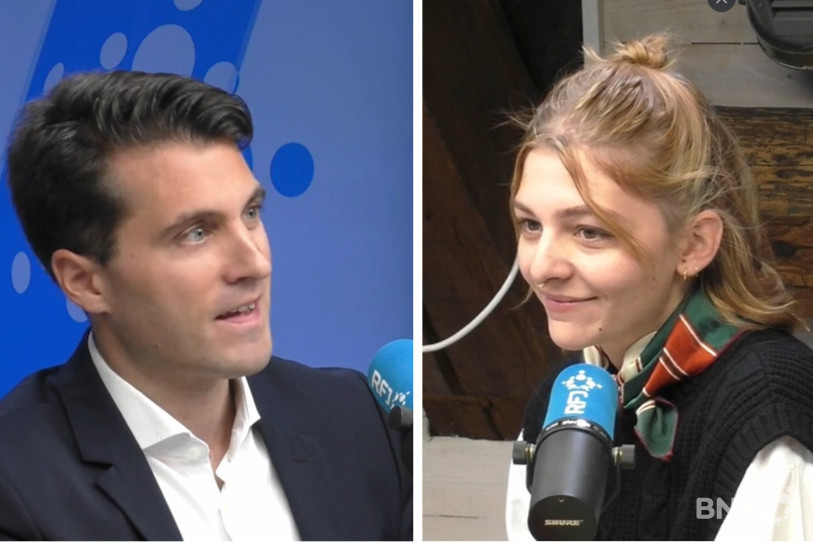 Le libéral-radical Nicolas Kocher et la Jeune socialiste Héloïse Girardin étaient les invités de « La Matinale » ce mercredi.
