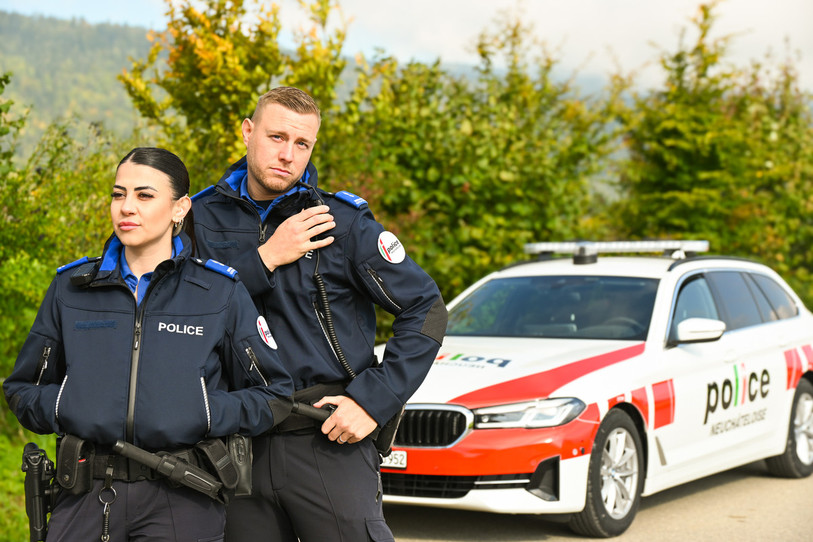 Le nouvel uniforme qui sera porté par la police. (Photo : police neuchâteloise)