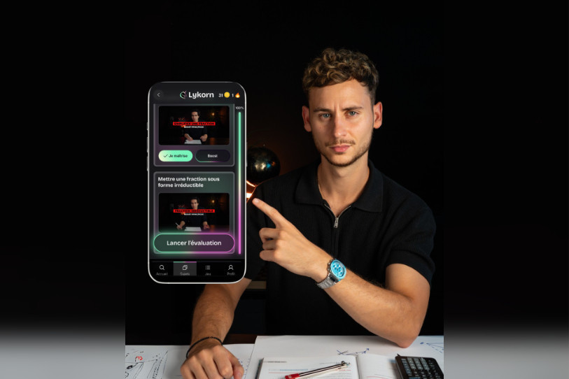 Sébastien Déboeuf est le co-fondateur de l'application Lykorn. Photo : Lykorn