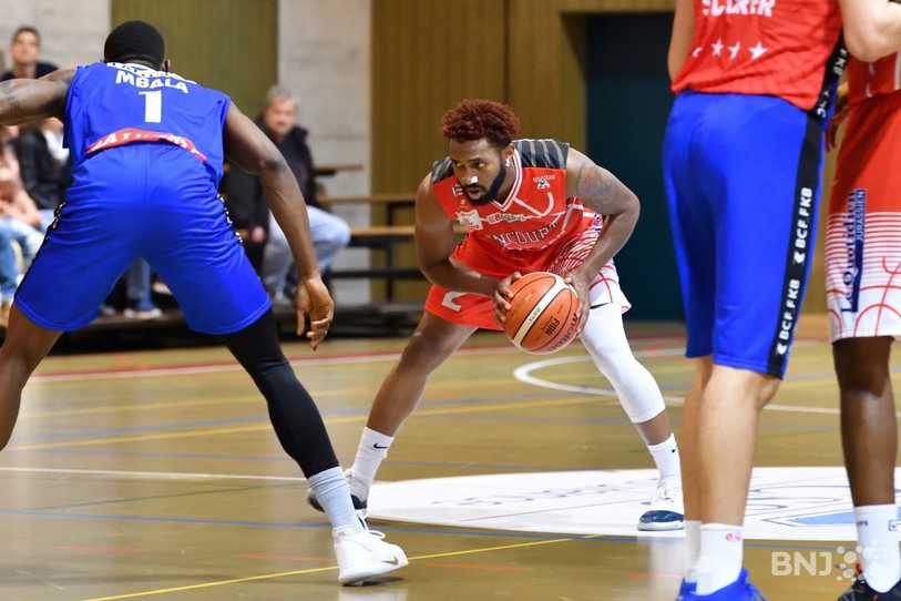 Karl Cochran a inscrit 28 points. Il est le meilleur marqueur du BCB (photo : Georges Henz).