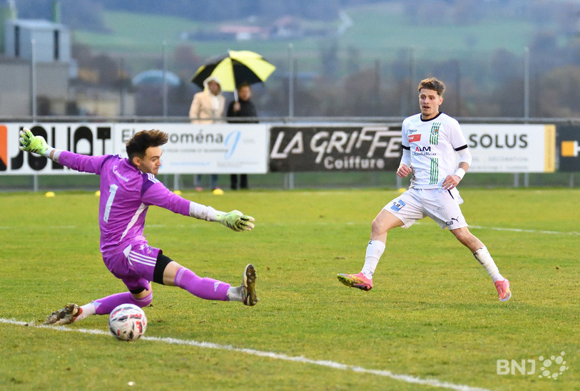 Il s’agissait du dernier match de championnat à domicile du FCC et de son buteur Hugo Casano avant la trêve hivernale. (Photo : Georges Henz).