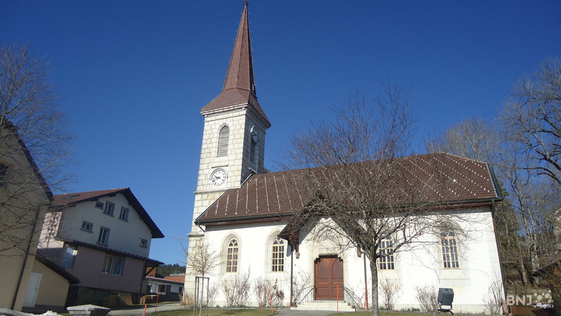 Le temple de La Côte-aux-Fées. (Photo : archives)