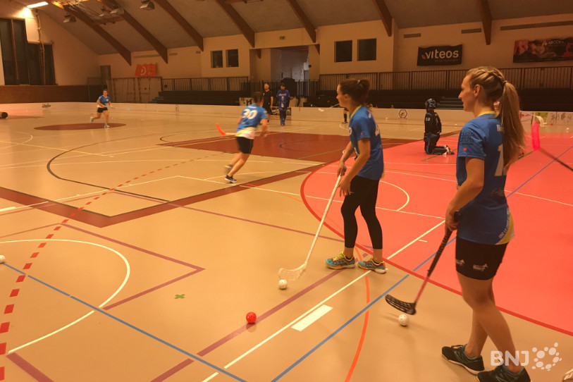 Les joueuses de l'UHCC s'entraînent pendant deux heures tous les mercredis.