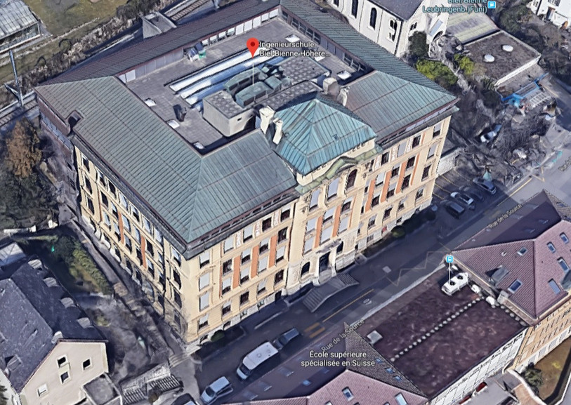 Le bâtiment de la Haute école spécialisée bernoise concerné se trouve à la rue de la Source. (Photo: Google Maps)
