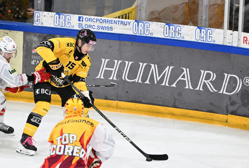 Gaël Christe avait ouvert la voie pour le HC Ajoie (photo : George Henz).