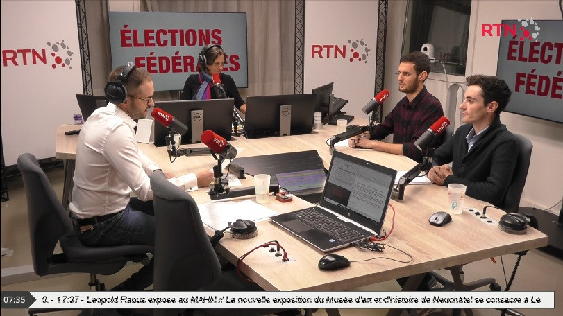 Nicolas Jutzet (JLR) et Tristan Robert (JSN) parlent des relations européennes avec la Suisse, ainsi que d’énergie en vue des élections fédérales du 20 octobre.