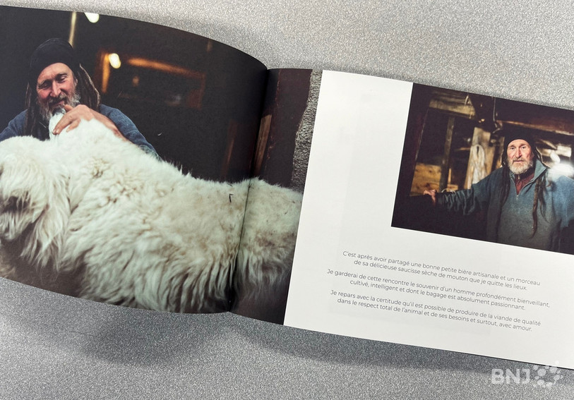 Le berger Roland Hammel est le premier portrait présenté dans le livre de Gaëlle Schwimmer.