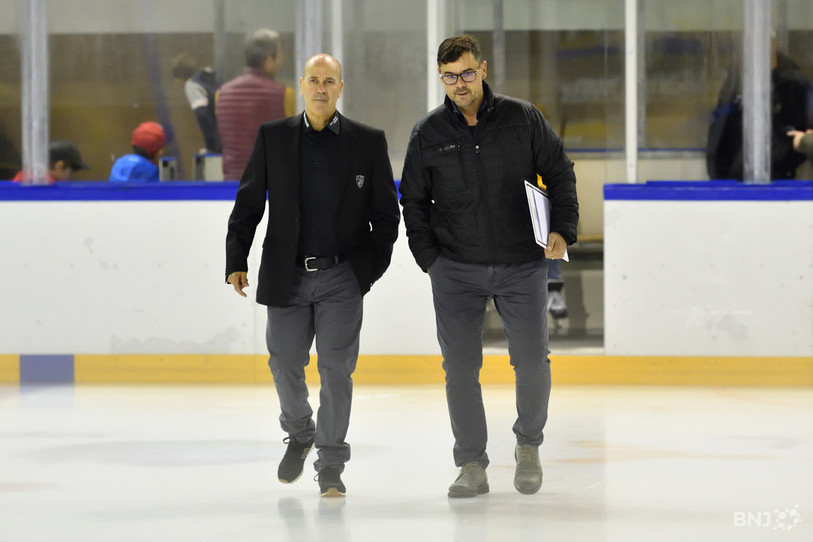 Vincent Léchenne (à droite) et Gary Sheehan s'appuieront toujours sur leur duo magique d'étrangers la saison prochaine (photo : Georges Henz).