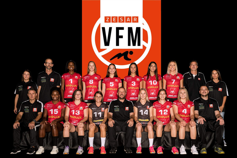 Le visage du Volleyball Franches-Montagnes pour la saison 2019/2020 (photo : Jonathan Vallat).