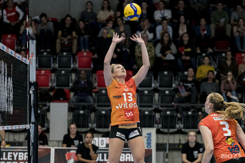 La passeuse Sarah Troesch portera encore les couleurs du NUC la saison prochaine (photo: archives, Jonathan Vallat).