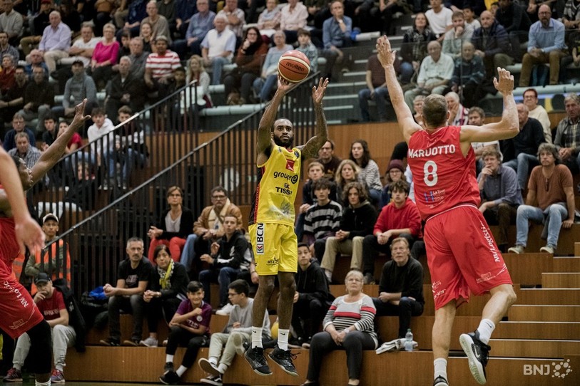 Marquis Jackson et Union Neuchâtel auront fort à faire en 8e de finale de la Coupe de Suisse (photo : Jonathan Vallat).