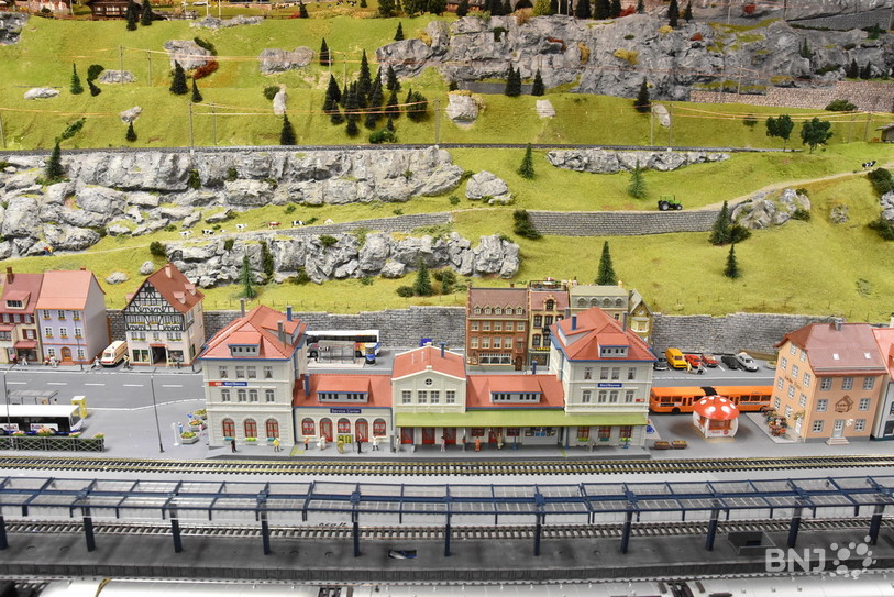 La dernière étape réalisée sur la maquette est l'agrandissement de la gare de Bienne. Elle sera encore améliorée à l'avenir. 