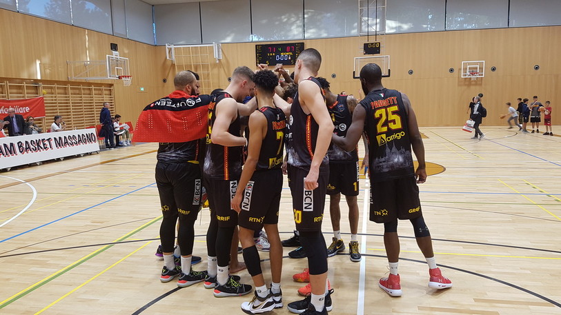 Les onze joueurs présents au Tessin ont foulé le parquet dimanche.  