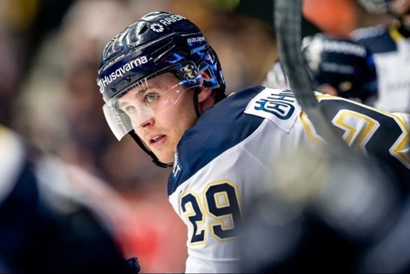 David Ullström va découvrir le championnat de Suisse avec le HC Bienne (photo : www.ehcb.ch).