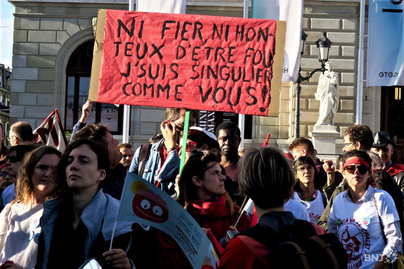 Les slogans étaient parlants lors de la Mad Pride.