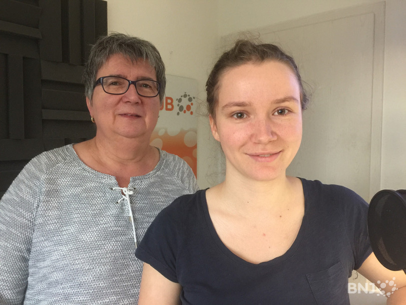 Marlyse Aschwanden, réceptionniste des Cartons du Cœurs du Jura bernois, et Delphine Gagnebin, l’une des organisatrices de « Run for Heart ».