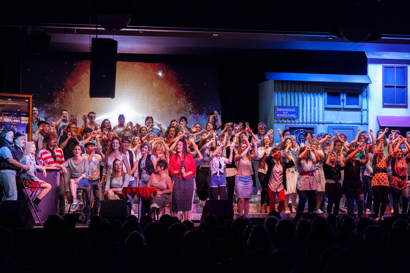 Les choristes se produisent tous les deux ans lors d'un grand spectacle, comme ici en 2017. (Image : FM'air)