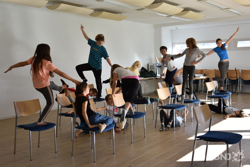 L'expression corporelle au menu des jeunes danseuses à Sornetan.