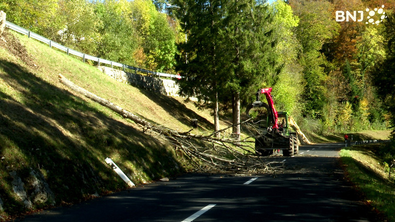 La circulation au bord des routes concernées a parfois dû être interrompue. Certains tronçons ont été entièrement fermés.
