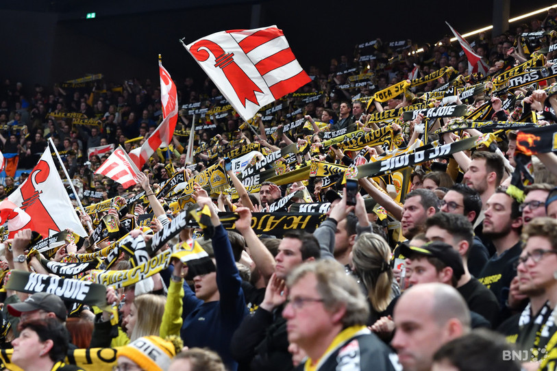 Le 2 février 2020, les supporters ajoulots étaient nombreux à assister à la finale de Coupe de Suisse, qui allait devenir historique. (Photo : archives / Georges Henz)