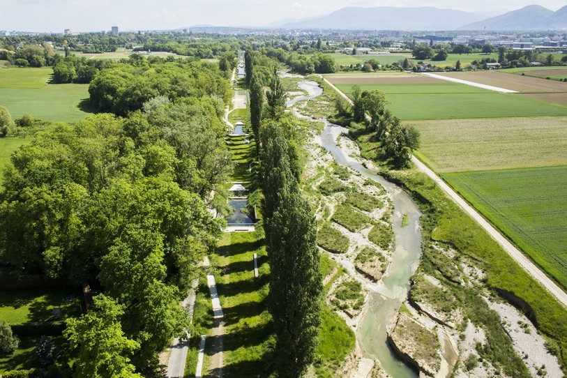 La balade des bords de l'Aire à Genève a gagné le Prix du paysage du Conseil de l'Europe (Photo : www.biotec.ch)