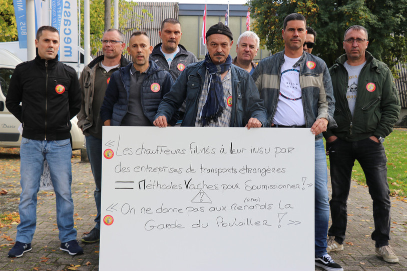 Les chauffeurs ont attiré l’attention sur leur situation lors de l’ouverture de la Foire du Jura.