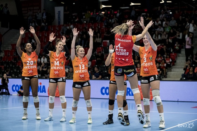Les filles du NUC peuvent avoir le sourire. (Photo archives)