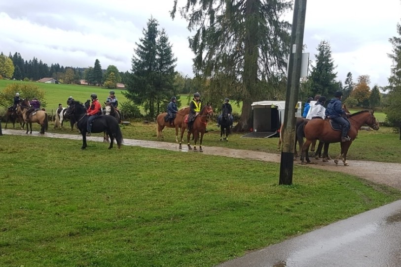 Terrain boueux et averses importantes ce samedi pour le 16e Franches Equi Trail (photo : Franches Equi Trail).