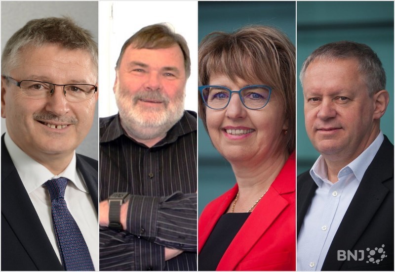 Voici le visage des élus jurassiens. Charles Juillard, PDC, est élu au Conseil des Etats, Jean-Paul Gschwind, PDC, est quant à lui réélu au national. Elisabeth Baume-Schneider, PS, remporte une place au Conseil des Etats, et Pierre-Alain Fridez, lui aussi PS, reprend sa place au Conseil national.