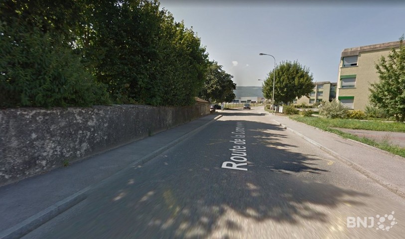 Les automobilistes devraient toujours pouvoir circuler dans les deux sens à l'avenir sur la route de la Communance (photo: Google maps).