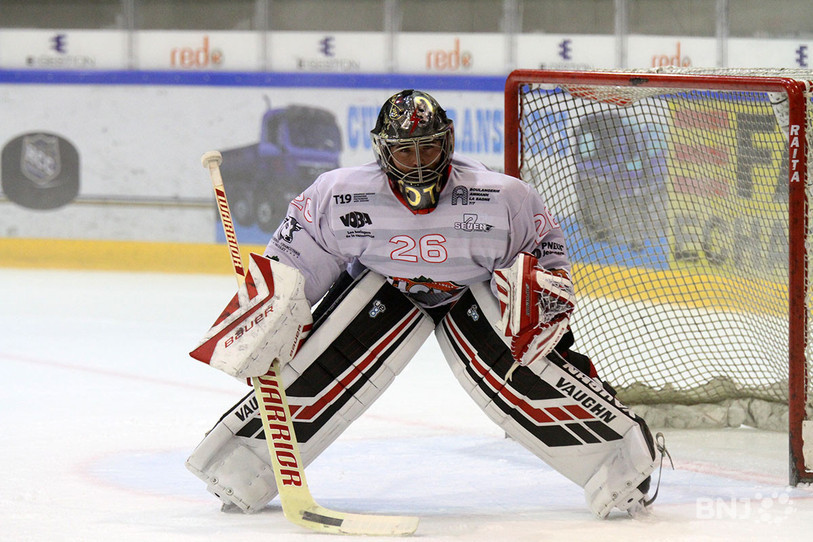  Antoine Todeschini a encaissé six buts samedi contre le HC Moutier. (photo: archives)