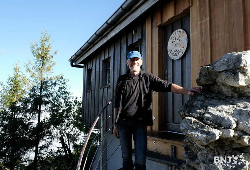 Jean Zahnd, responsable de la cabane des Sommêtres.