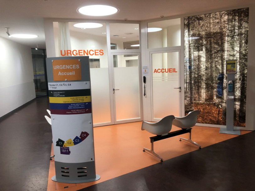 L'accueil des urgences de l'hôpital Pourtalès a été repensé. (Photo : SP)