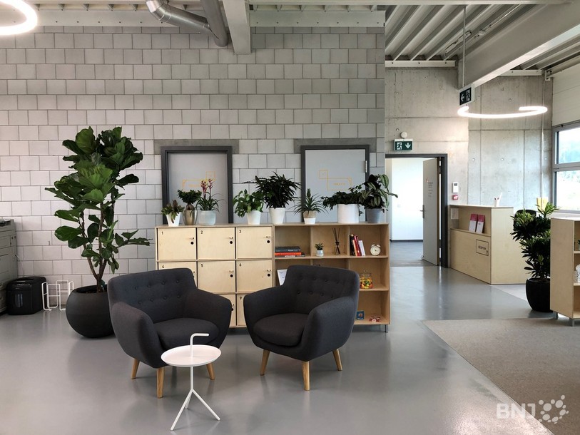 Les locaux se veulent modernes et ouverts à la collaboration.