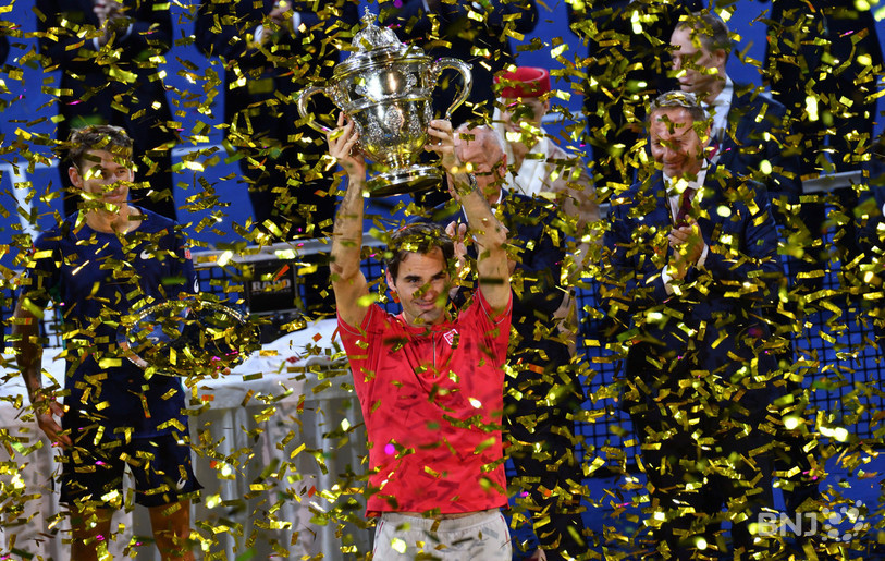 Roger Federer a remporté 103 titres sur le circuit ATP (photo : archives Georges Henz).