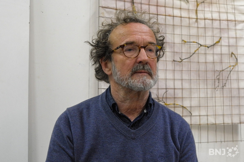 François Monnier aime jouer avec la transparence des billes.