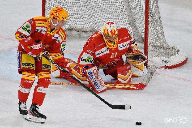 Le gardien seelandais Elien Paupe portera toujours le maillot du HC Bienne lors des deux prochaines saisons (photo : archives/Georges Henz).