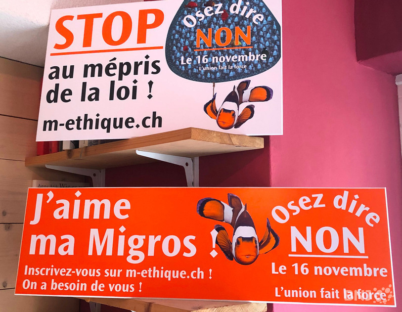Le Groupement pour une Migros effectivement éthique appelle les coopérateurs à voter non le 16 novembre. 