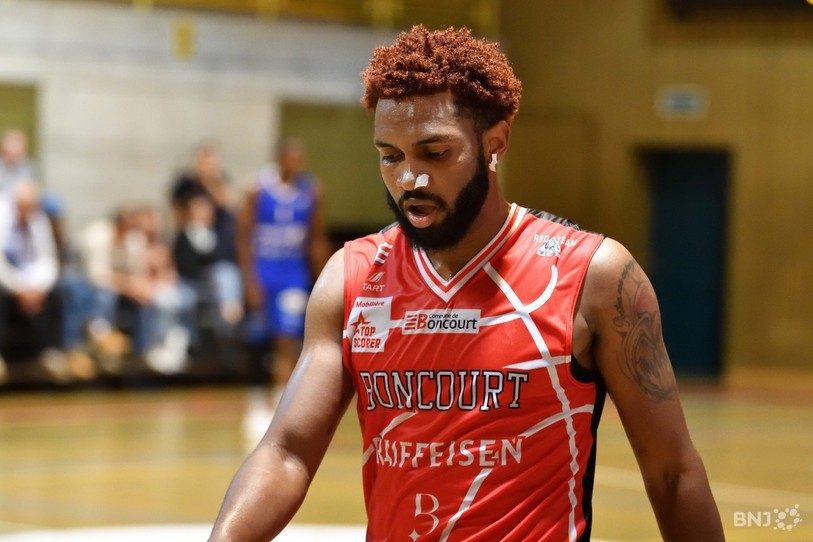 Karl Cochran n'a pas fait exception à la règle ce soir : le Topscorer du BCB n'a affiché que 23,8% de réussite au tir (photo : Georges Henz, archives).