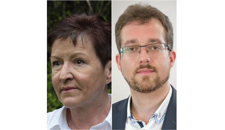Michèle Robert et Fabrice Flückiger sont les lauréats du Prix Bachelin 2019. (Photo : LDD)